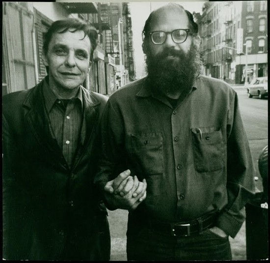 Herbert Huncke and Allen Ginsberg 1960s